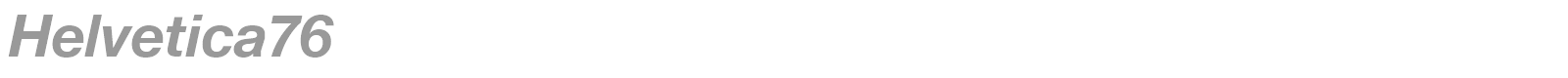 Helvetica76 font preview